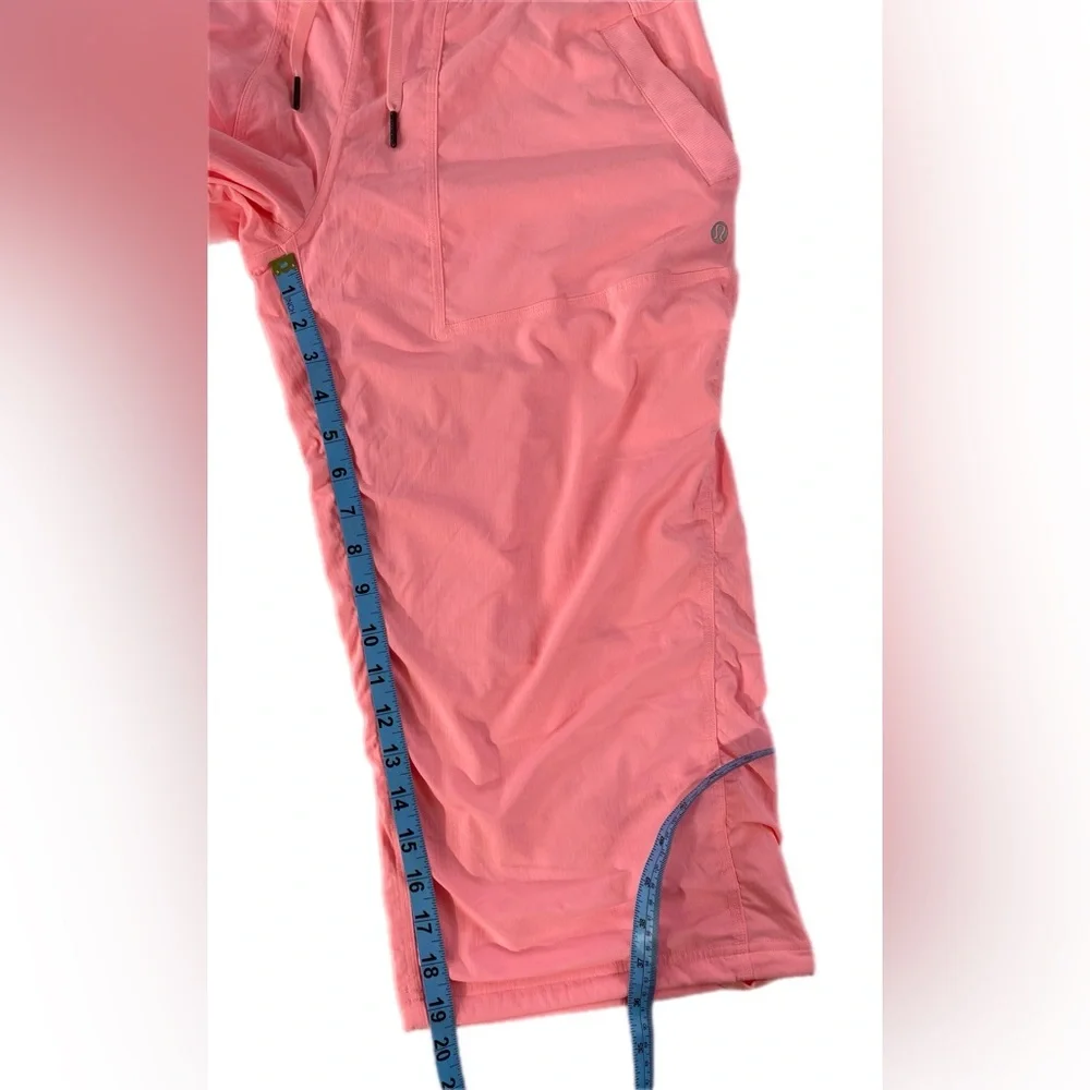 Lululemon Studio Crop *Lined Bleached Coral size 10 NWOT - Picture 9 of 11
